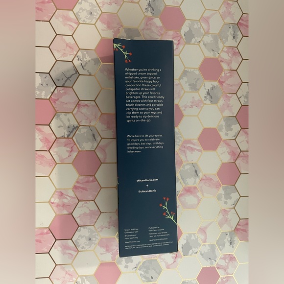 CHIC &Tonic - set of silicone straws - Picture 2 of 2